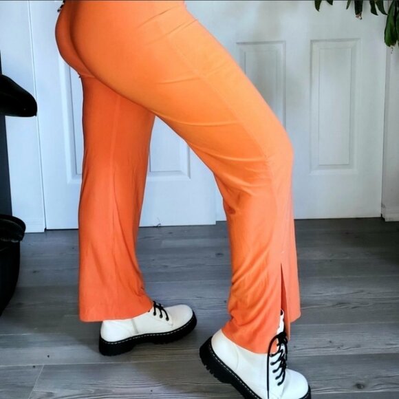 𝅺frank LYMAN VINTAGE NEON ORANGE PANT LEGGING - Picture 5 of 9